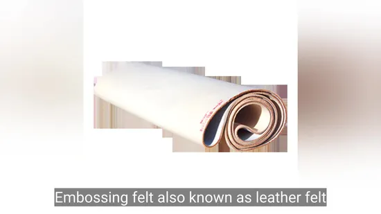 Feltro per stiratura e goffratura morbido, 50% lana, 50% sintetico